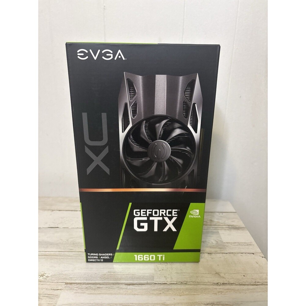 New Sealed EVGA GeForce GTX 1660 Ti GDDR6 SC 6GB Ultra Gaming NVIDIA Dual Fan